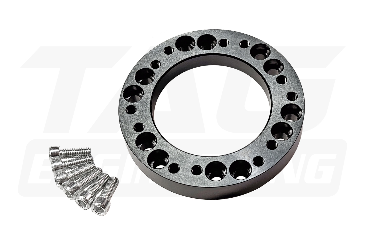 JNK Muti PCD-70/74 Spec Hub Adapter For MOMO/NARDI Race Steering Wheel 多孔規賽車方向盤孔位轉接器 | JNK Motorsport by TAG Engineering Group