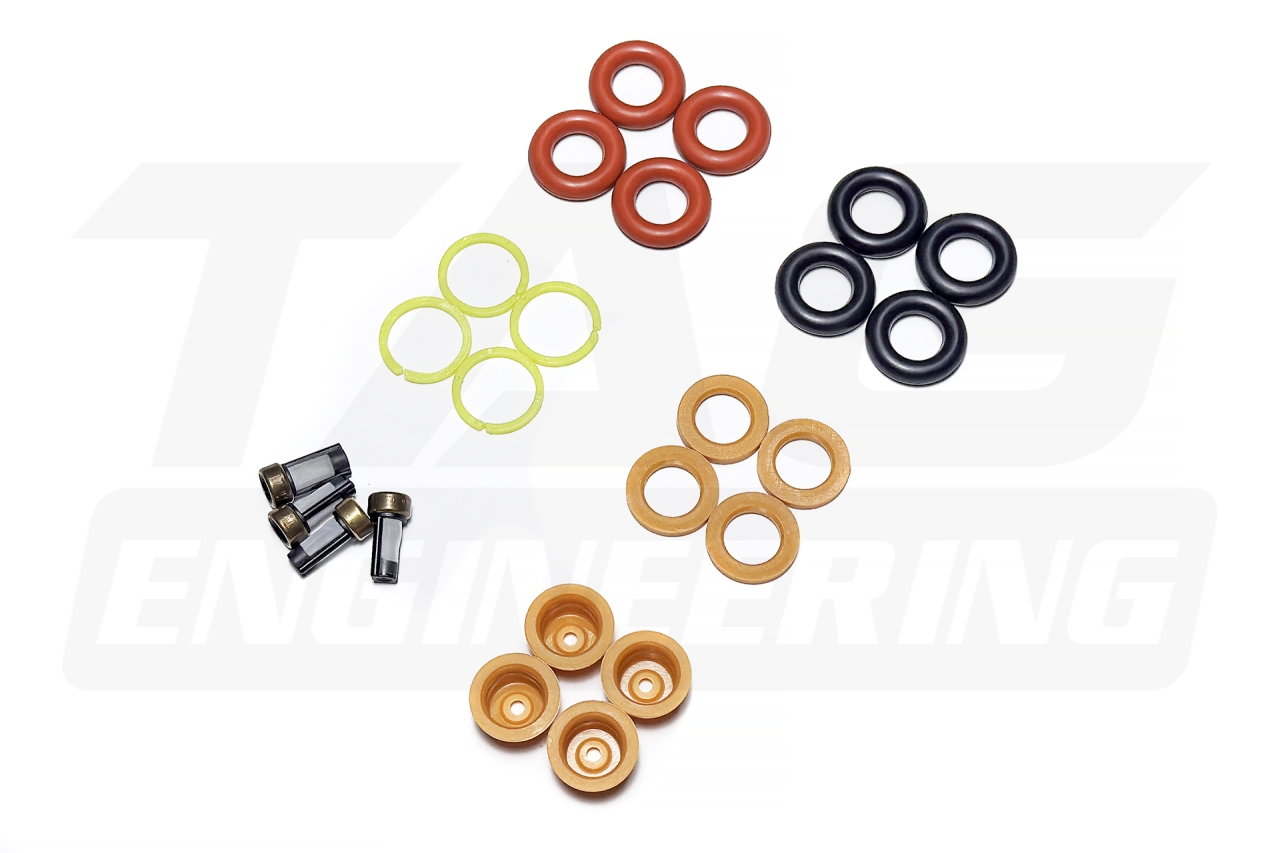 JNK 4-Cylinder Fuel Injector Repair Kit For Bosch EV1 Injector 噴油嘴翻修套件 | JNK Motorsport by TAG Engineering Group