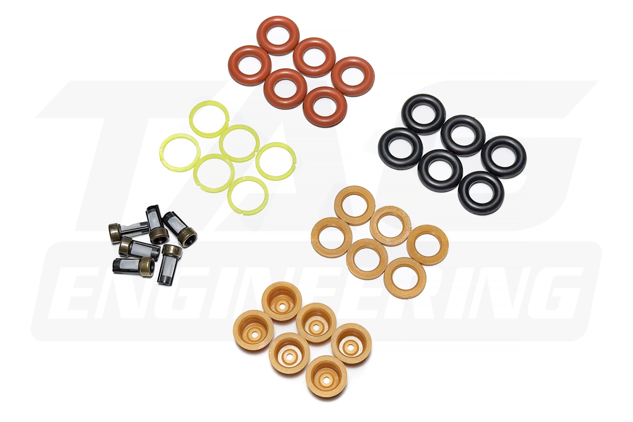 JNK 6-Cylinder Fuel Injector Repair Kit For Bosch EV1 Injector 噴油嘴翻修套件 | JNK Motorsport by TAG Engineering Group