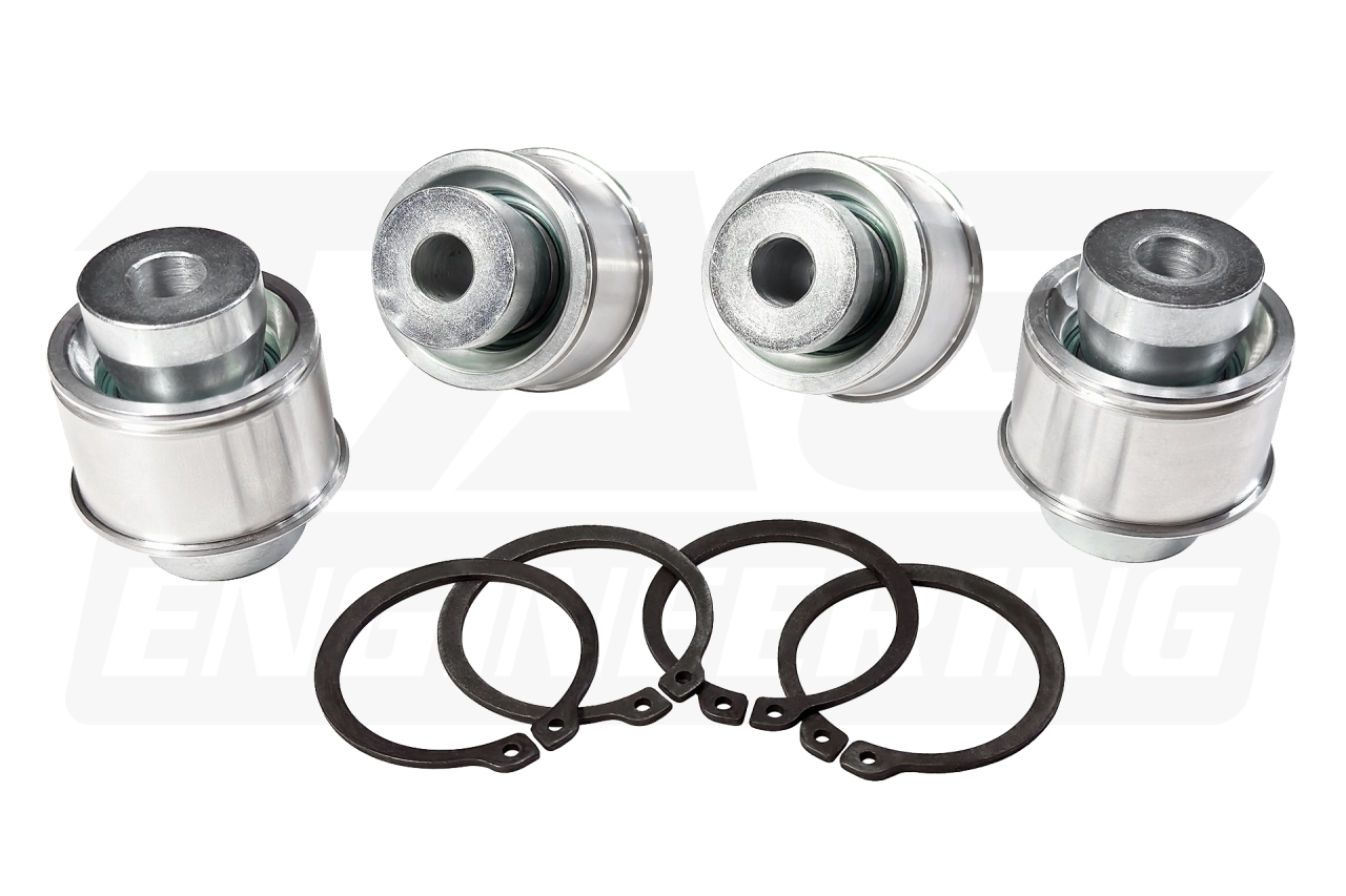 4 Pcs Race Rear Trailing Arm FLURO Uniball Bushing Set For BMW E36, E46, Z1, Z4 (E85, E86, E89) 魚眼後羊角鐵套組 | JNK Motorsport by TAG Engineering Group