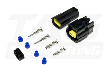 D-Electronics Automobile Waterproof Connector Set w/Terminal 車載防水連接器/插頭組 (含端子, 防水塞) | JNK Motorsport by TAG Engineering Group