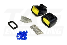 D-Electronics Automobile Waterproof Connector Set w/Terminal 車載防水連接器/插頭組 (含端子, 防水塞) | JNK Motorsport by TAG Engineering Group