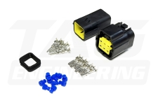 D-Electronics Automobile Waterproof Connector Set w/Terminal 車載防水連接器/插頭組 (含端子, 防水塞) | JNK Motorsport by TAG Engineering Group