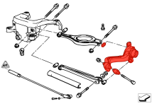JNK Gr.N Rally Spec Adjustable Rear Trailing Arm Set For BMW E36 M3 Lowered Shock Mount 長行程懸吊用可調後 C 型拖曳臂總成 (後牛腿) | JNK Motorsport by TAG Engineering Group