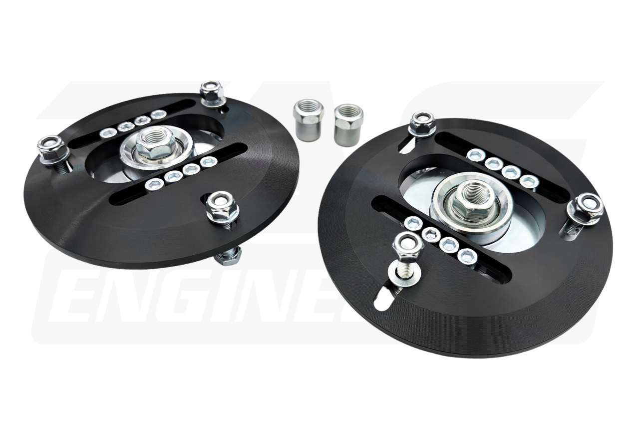 Gen2 Duralumin Billet 3D Front Coilover Adjustable Camber Plate For BMW E36, E36 M3, Z3, Z3M 薄型全向可調前懸吊魚眼上座 (4way, 3D) | JNK Motorsport by TAG Engineering Group