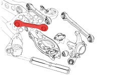 Lightweight CARBON Adjustable Rear Control Arm Set For BMW E81, E82, E87, E88 Incl.M 純碳纖維可調後控制臂套件 | JNK Motorsport by TAG Engineering Group