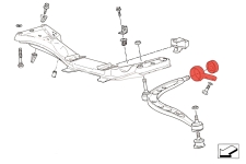 JNK Gen.2 Hexagon Type Forge Billet Direct-Adjustable E46 Front Control Arm Conversion Kit For BMW E30, E36, Z1, Z3 轉換 E46 三腳架套件, 直接調節式魚眼三角架鐵套總成 (六角型魚眼) | JNK Motorsport by TAG Engineering Group